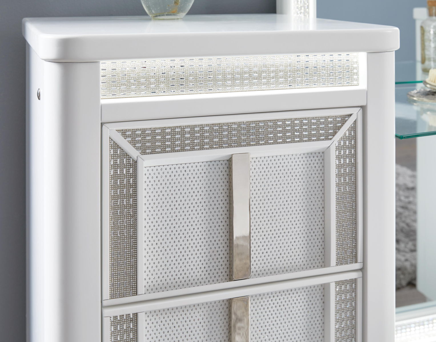 Chalanna - Vanity With Mirror - White - Image 6
