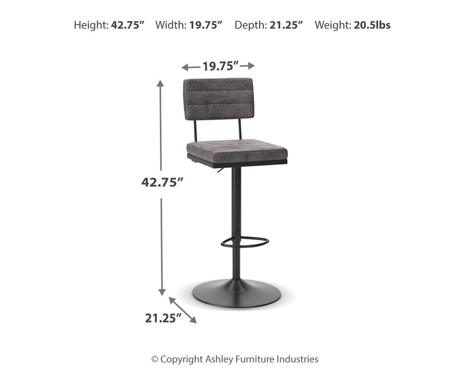 Strumford - Tall Swivel Barstool (Set of 2) - Image 4