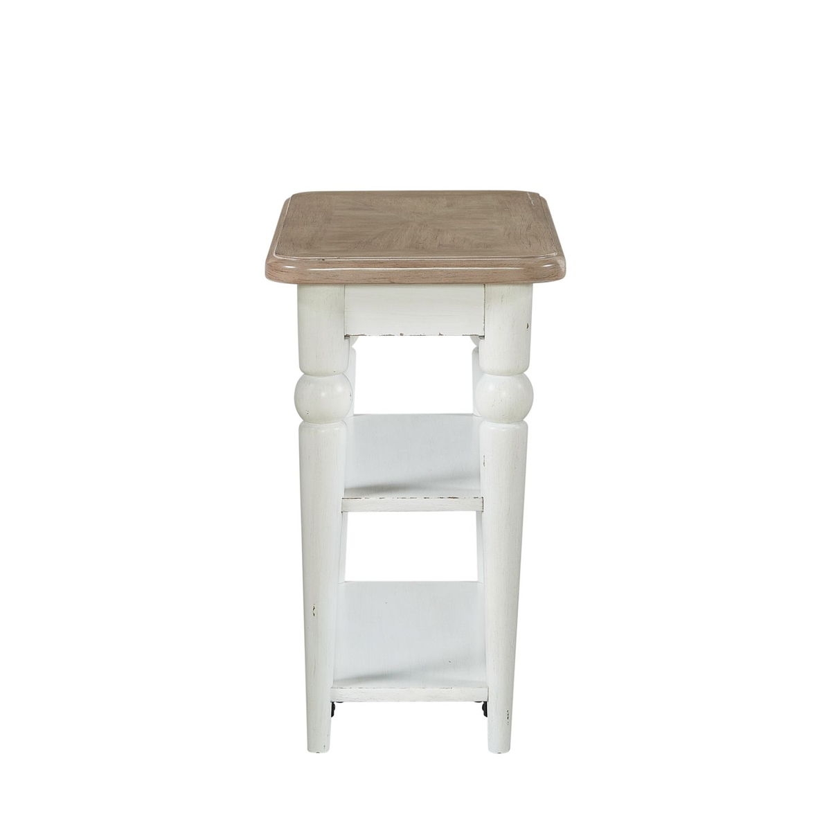 Turnberry Park - Chairside Table - Washed White - Image 4