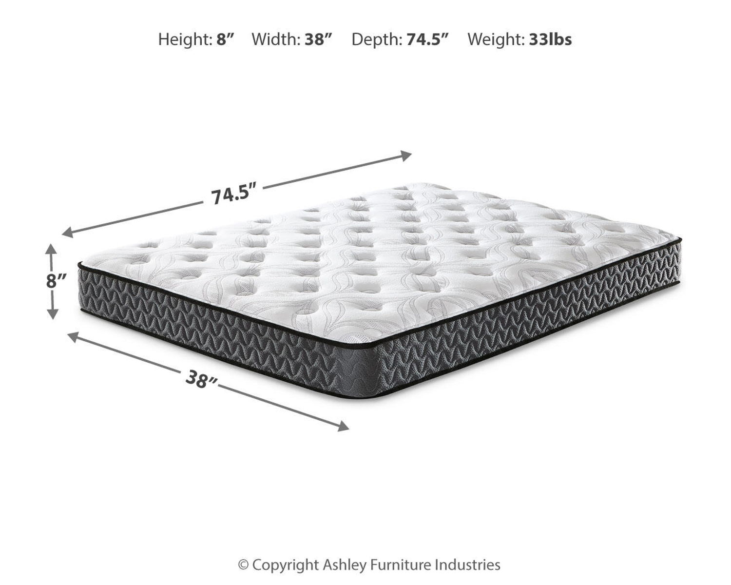 8 Inch Bonnell Hybrid - Hybrid Mattress - Image 4