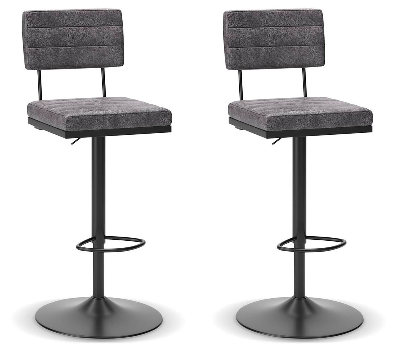 Strumford - Tall Swivel Barstool (Set of 2) - Image 5