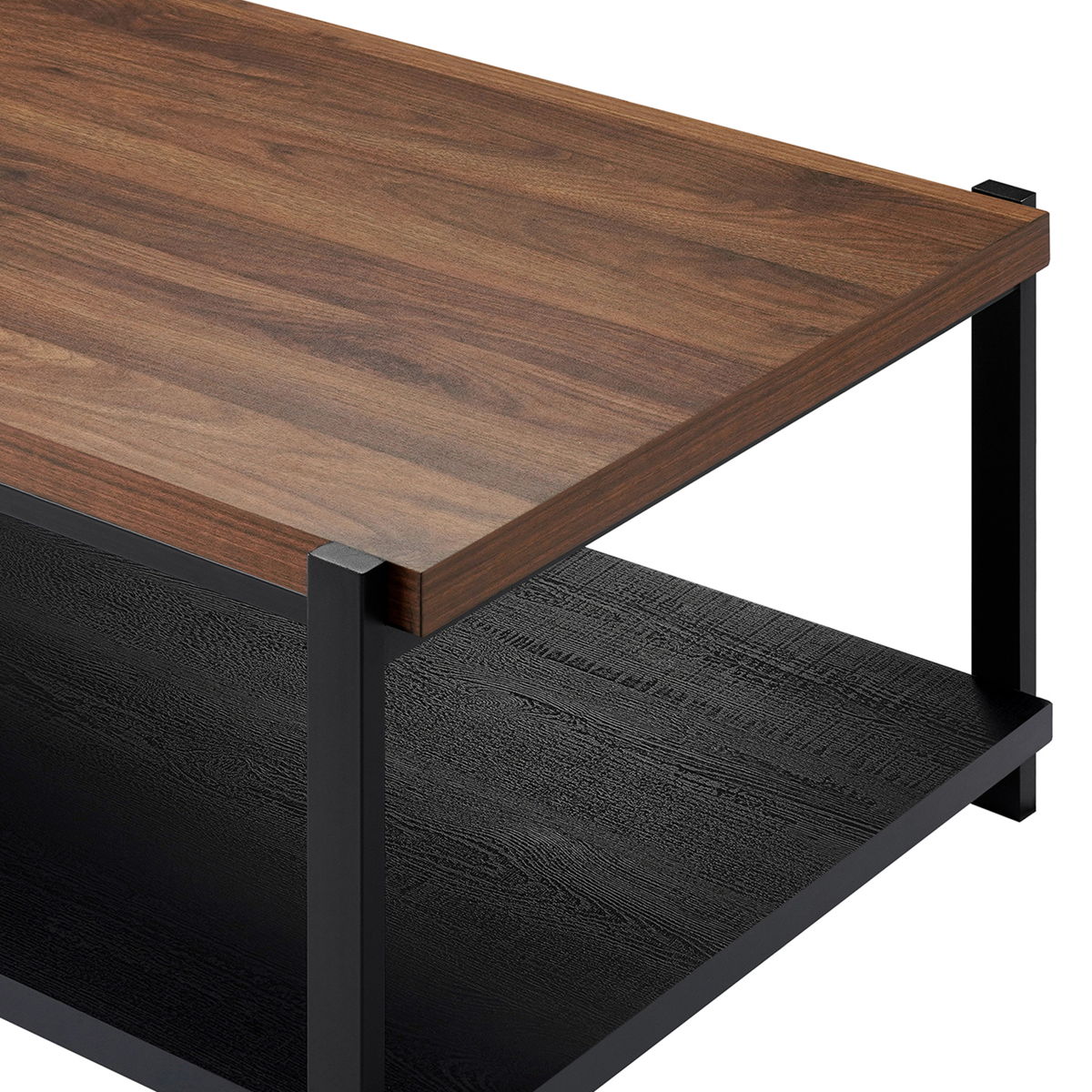 Linea - 3 Piece Occasional Set (1 Coffee & 2 End Tables) - Black / Brown - Image 7