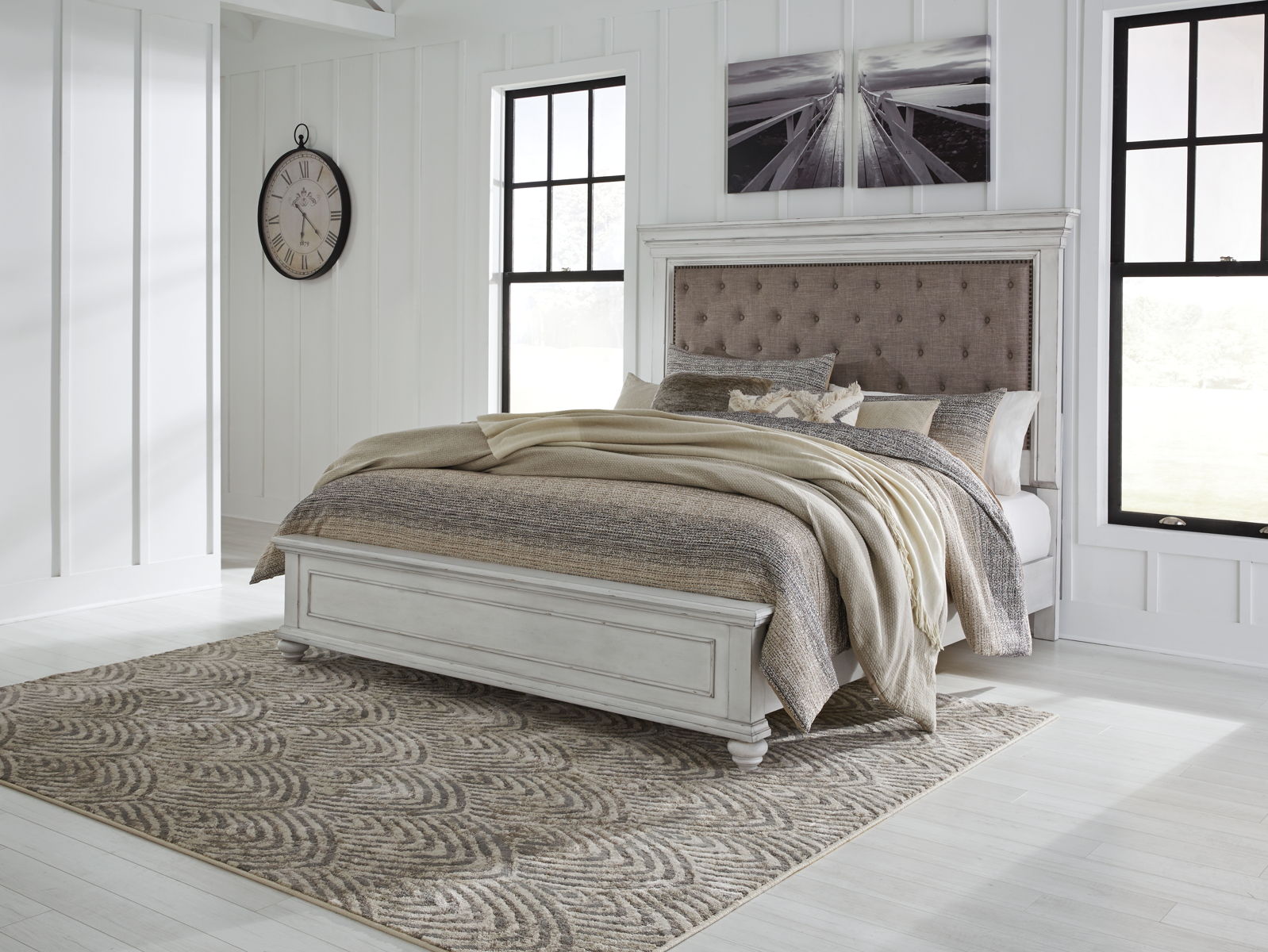 Kanwyn - Upholstered Panel Bed - Image 15