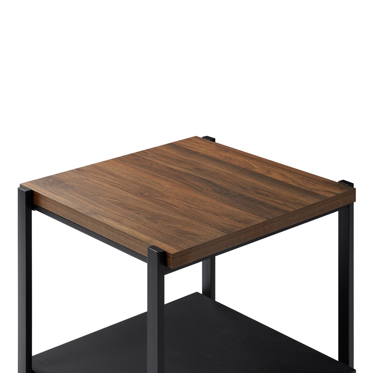 Linea - 3 Piece Occasional Set (1 Coffee & 2 End Tables) - Black / Brown - Image 2