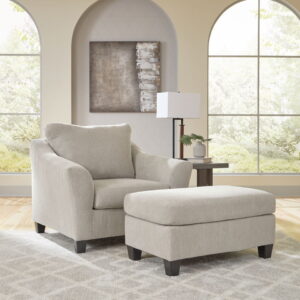 Willarae - 2 Pc. - Chair And A Half, Ottoman - Taupe