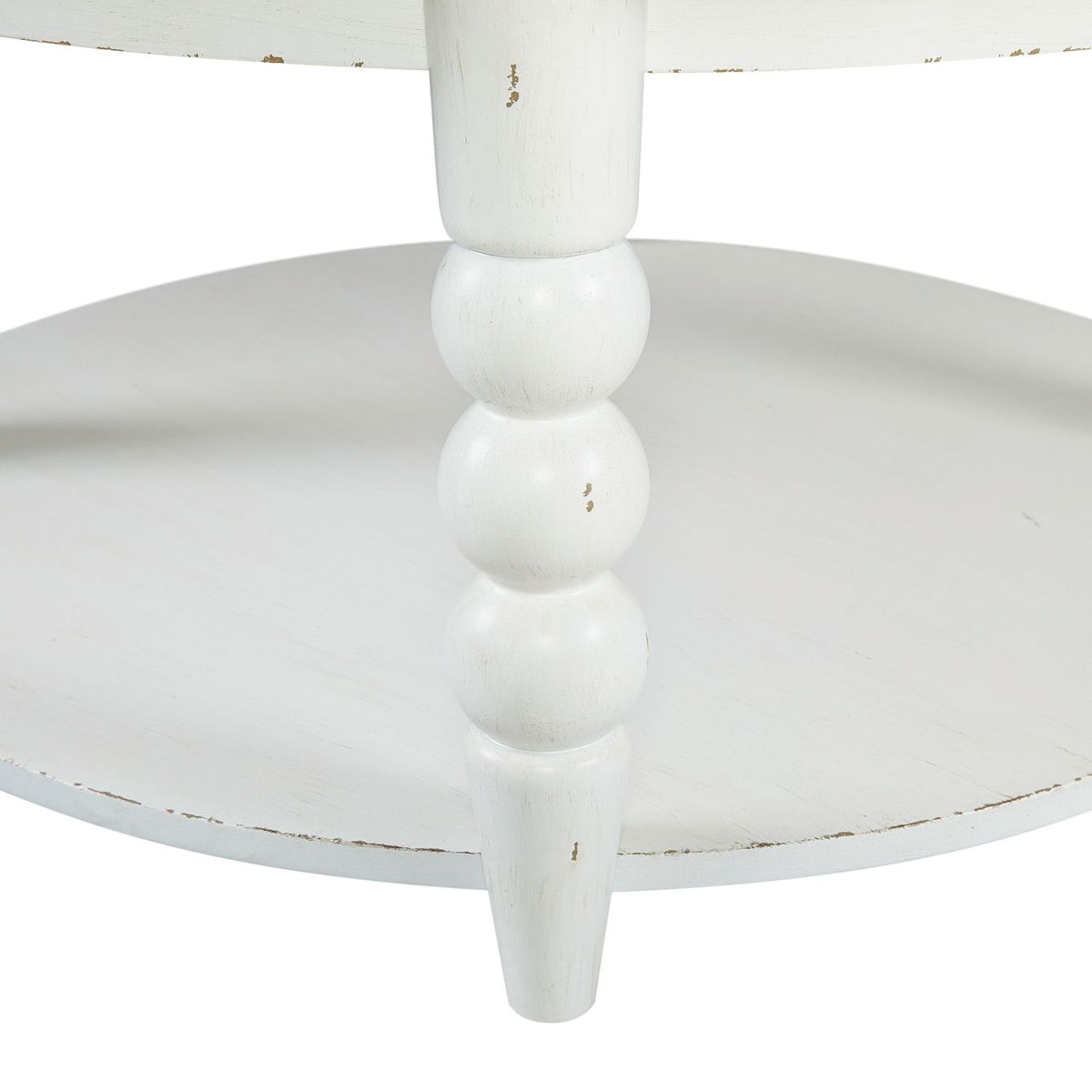 Turnberry Park - Round Cocktail Table - Washed White - Image 2