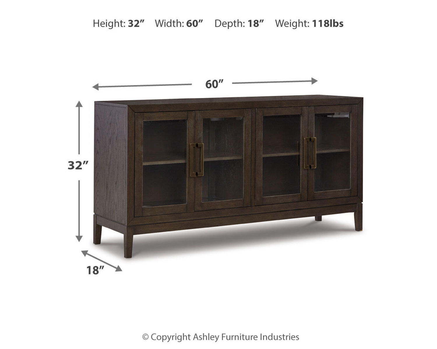 Burkhaus - Dining Room Server - Dark Brown - Image 8