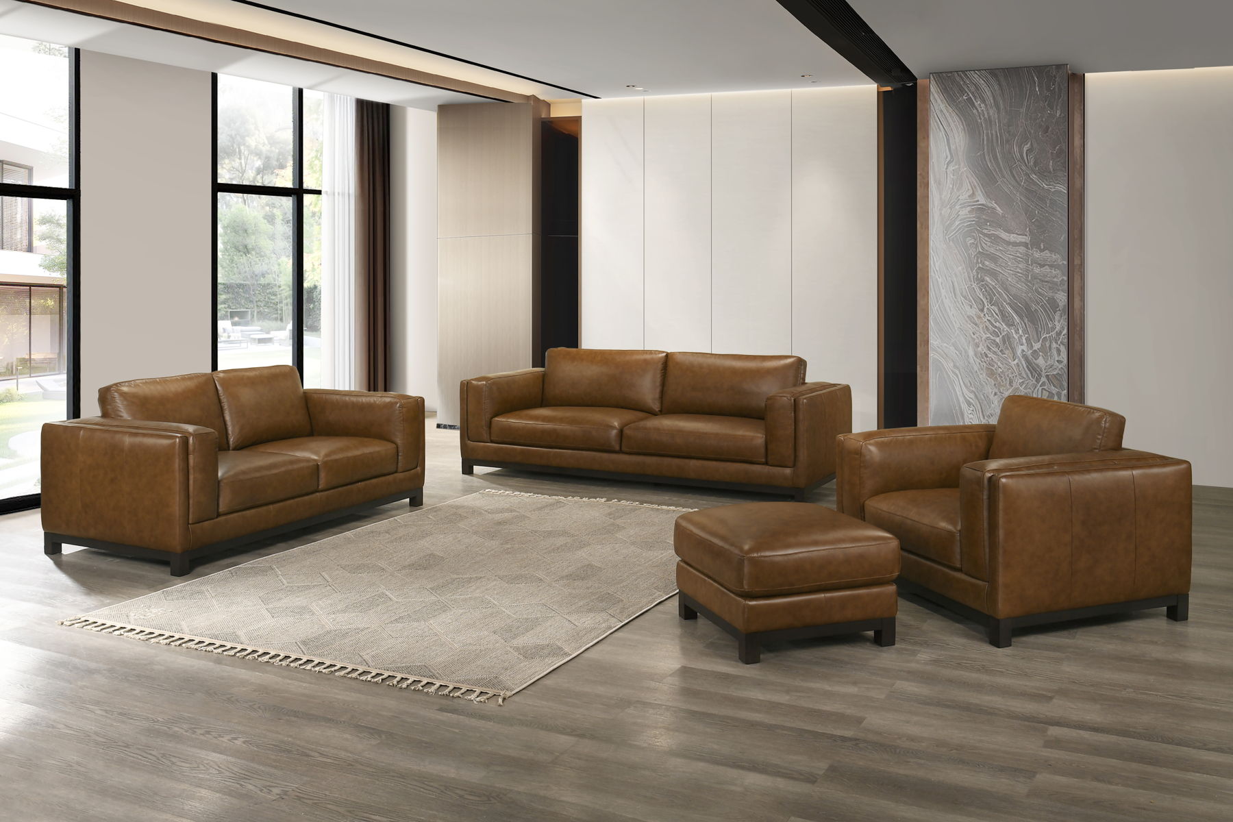 Sayer - Ottoman - Brown - Image 2