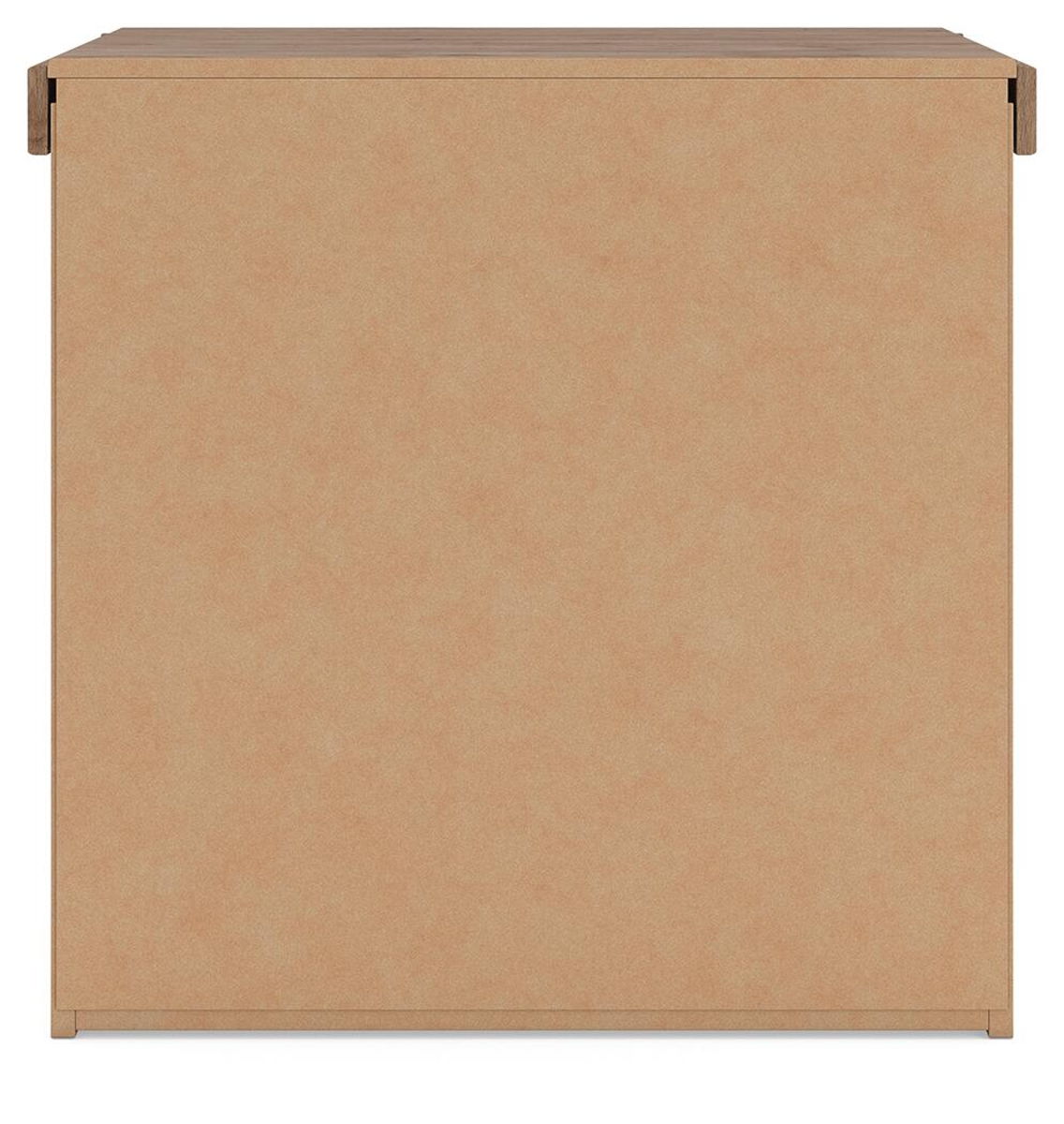 Savonport - Two Drawer Night Stand - White / Brown - Image 3