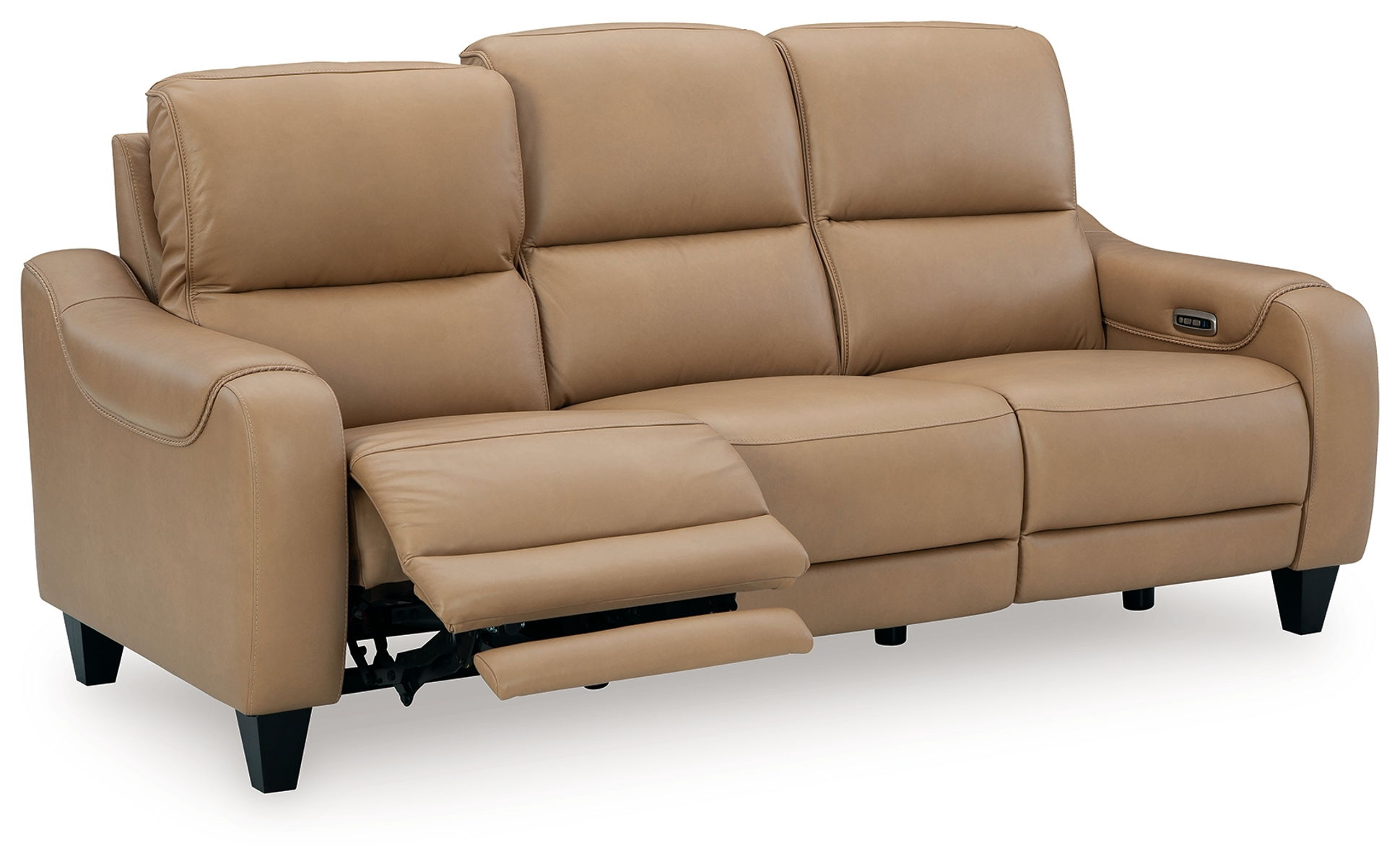 Mosswell - Power Reclining Sofa With Adj Headrest - Toffee - Image 5
