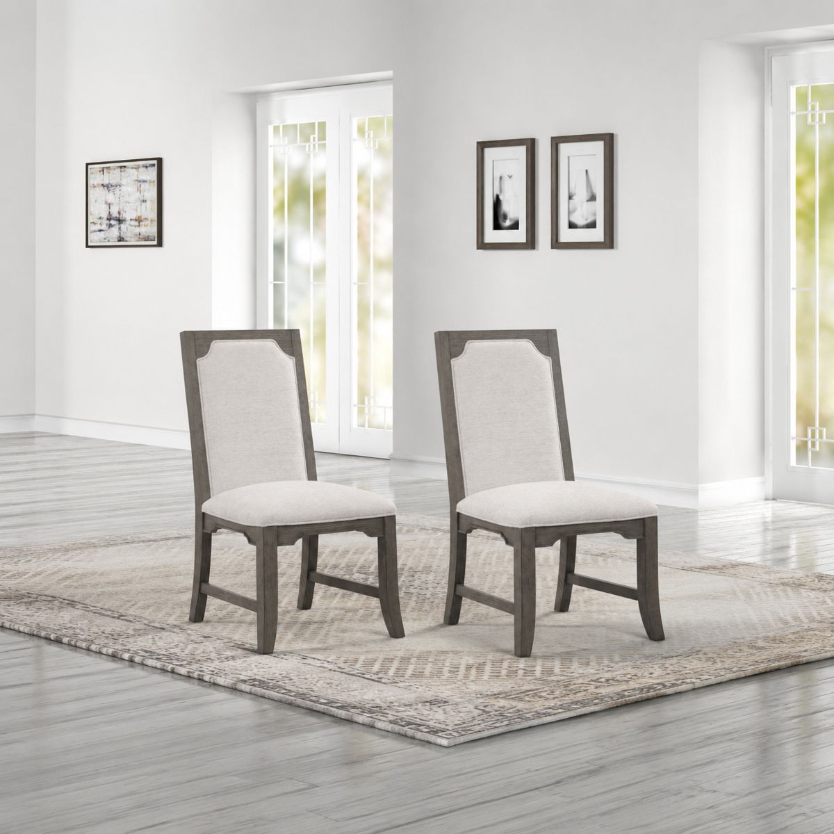 Lisbon - Dining Side Chair (Set of 2) - Gray - Image 8