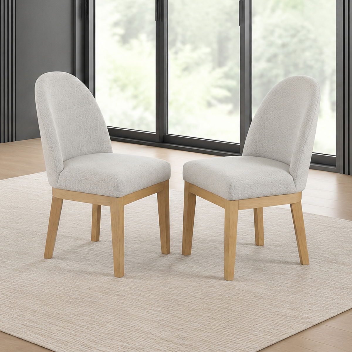 Essence - Upholstered Curved Back Chair - Image 11