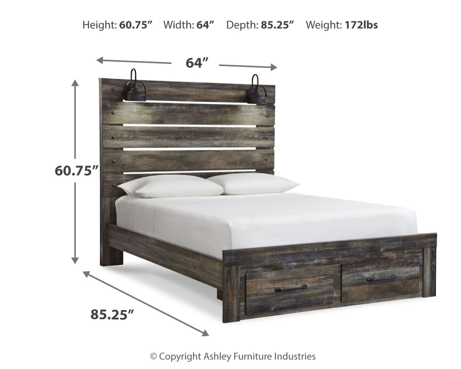 Drystan - Panel Bed - Image 12