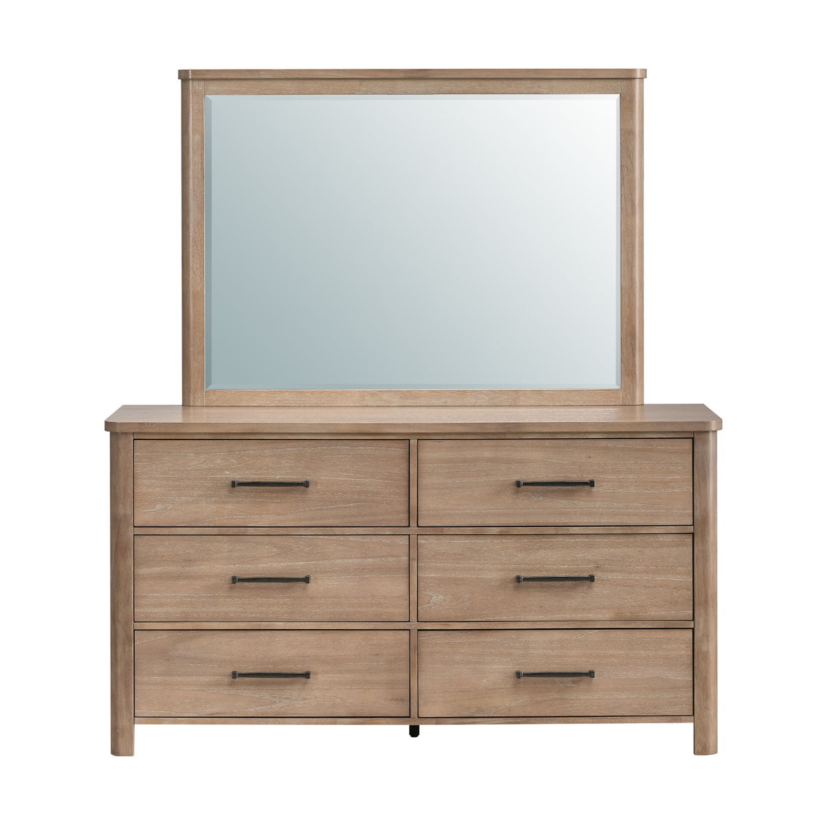 Anika - Mirror - Natural / Brown - Image 3