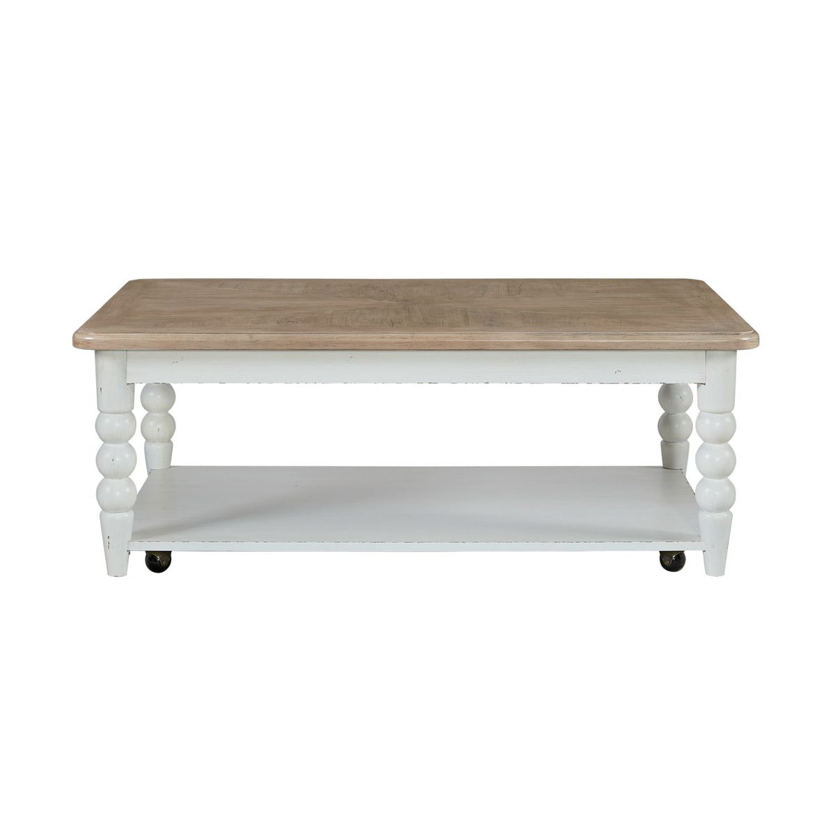 Turnberry Park - Rectangular Cocktail Table - Washed White - Image 2
