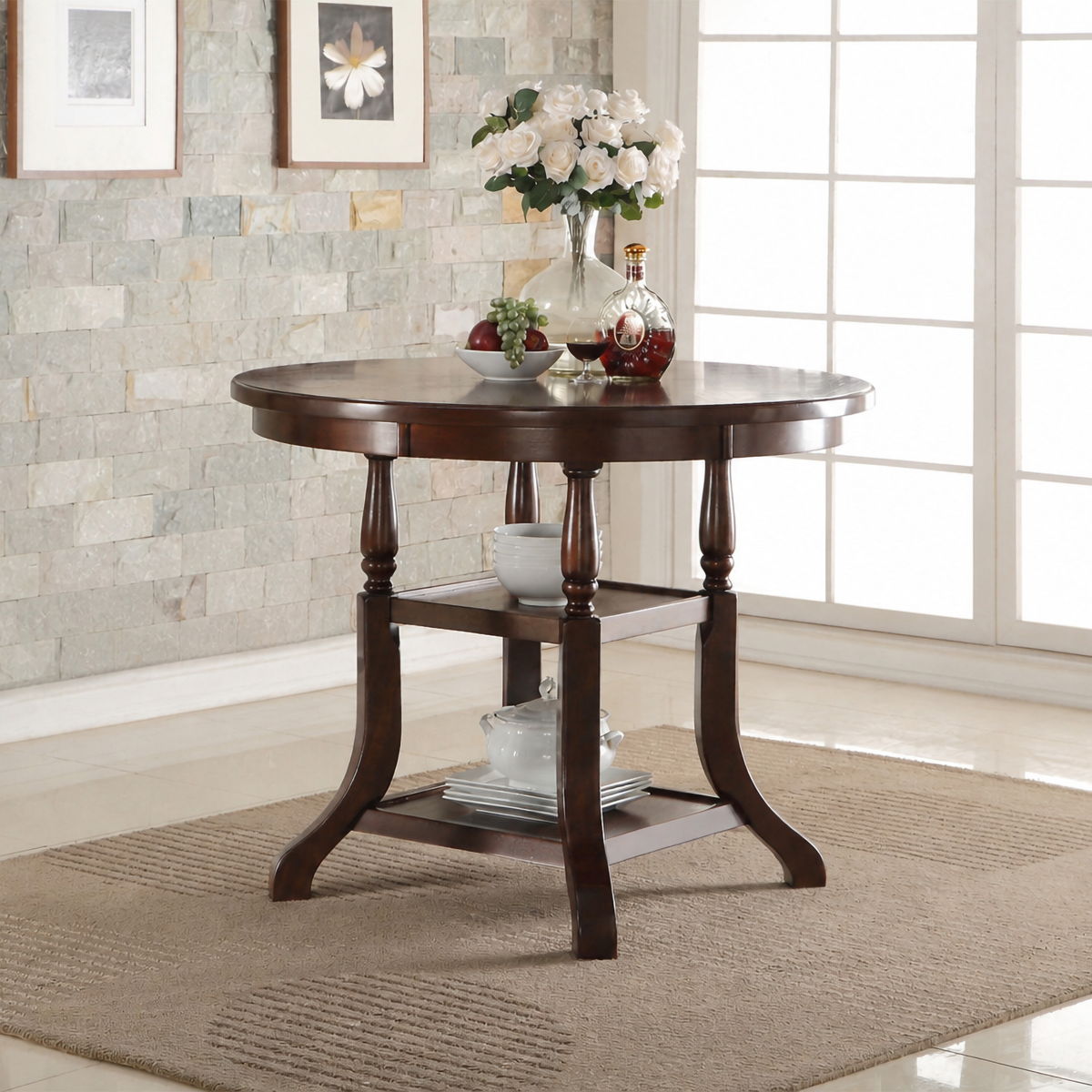 Bixby - Counter Dining Table - Espresso - Image 5
