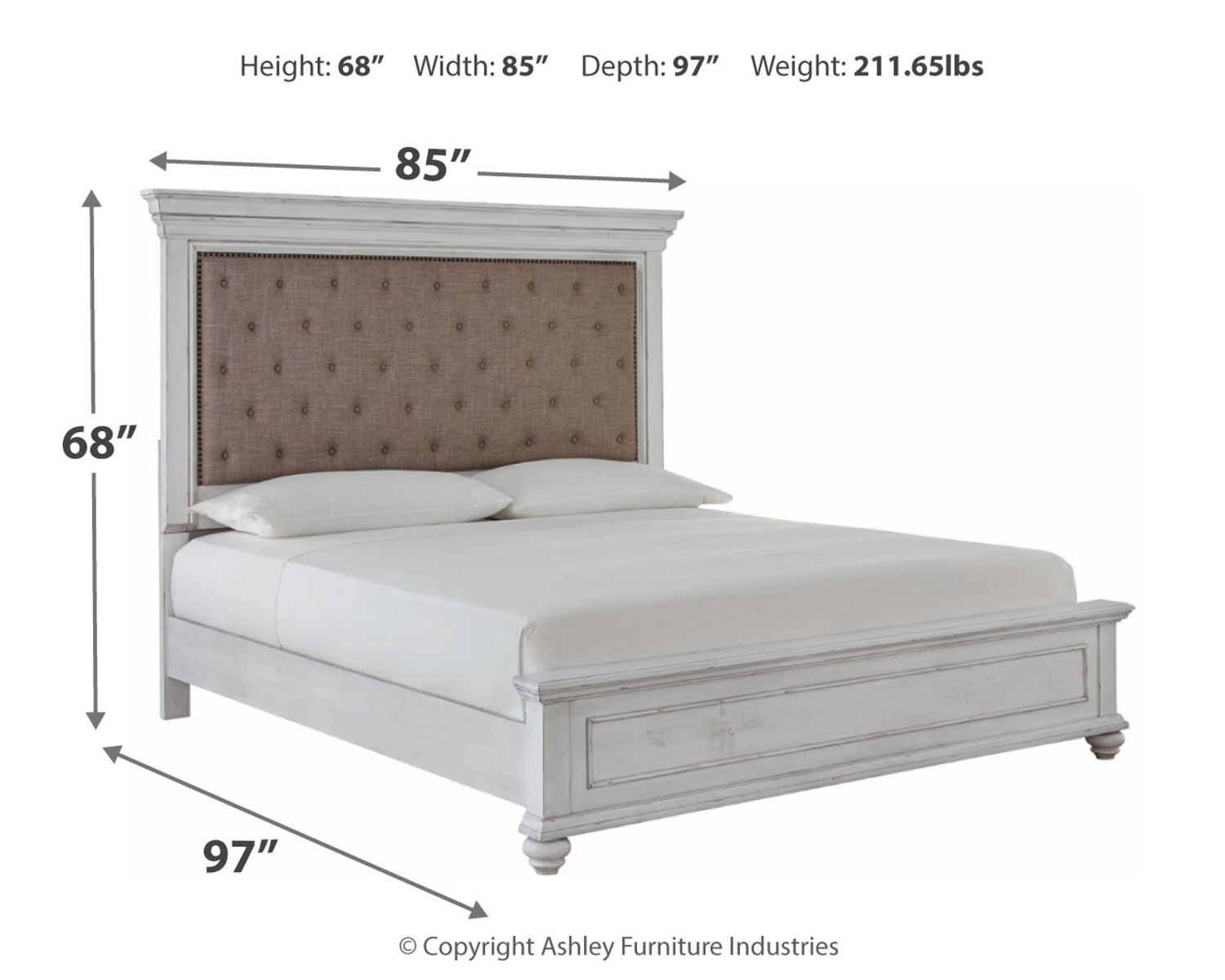 Kanwyn - Upholstered Panel Bed - Image 11