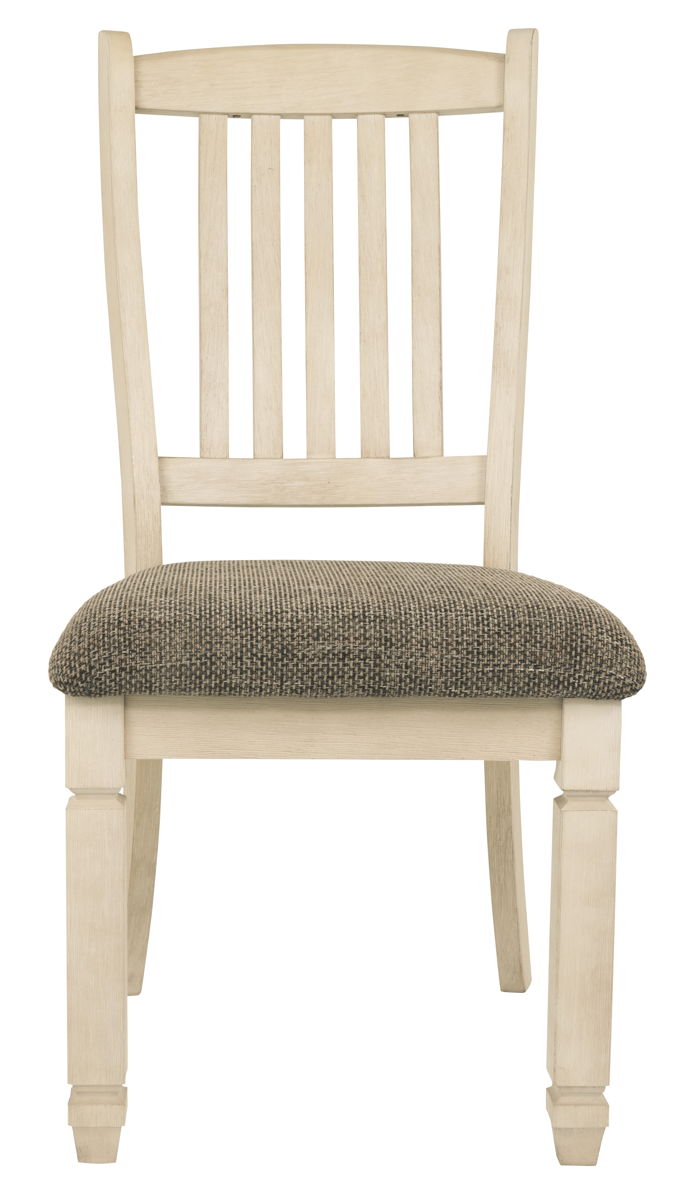 Bolanburg - Dining UPH Side Chair (Set of 2) - Rake Back - Brown / Beige - Image 9