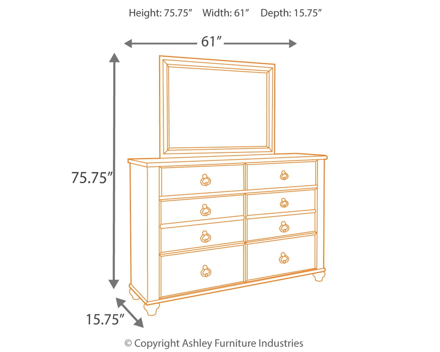 Willowton - Dresser - Image 12