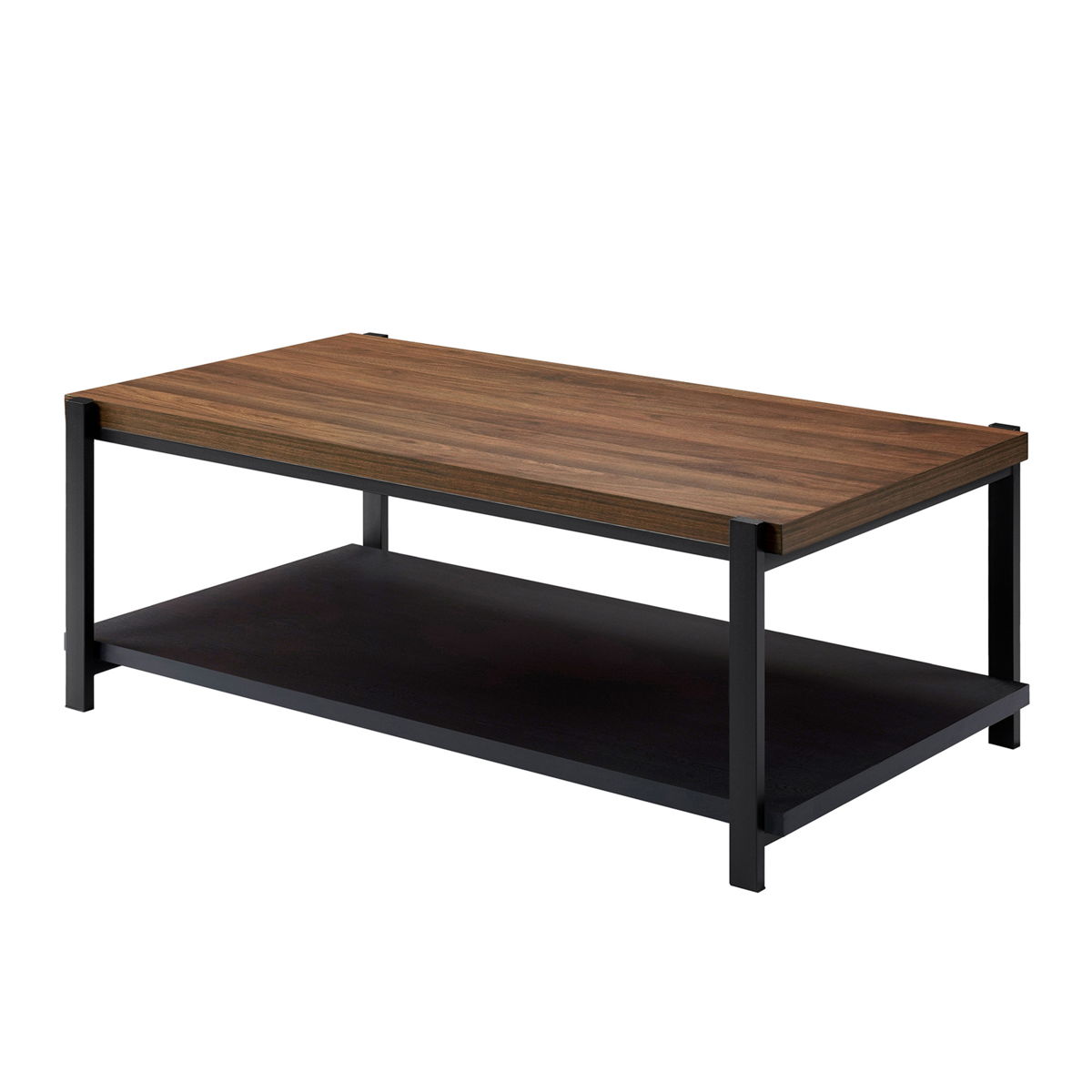 Linea - 3 Piece Occasional Set (1 Coffee & 2 End Tables) - Black / Brown - Image 3
