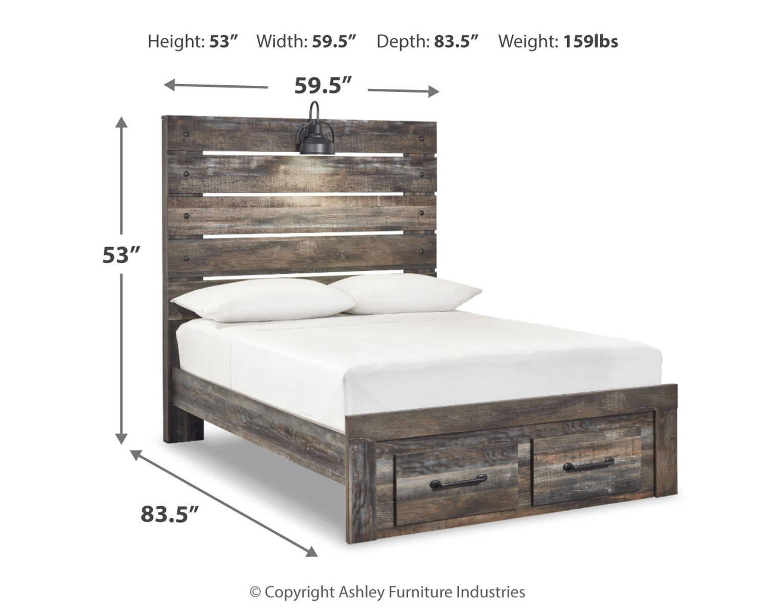 Drystan - Panel Bed - Image 3
