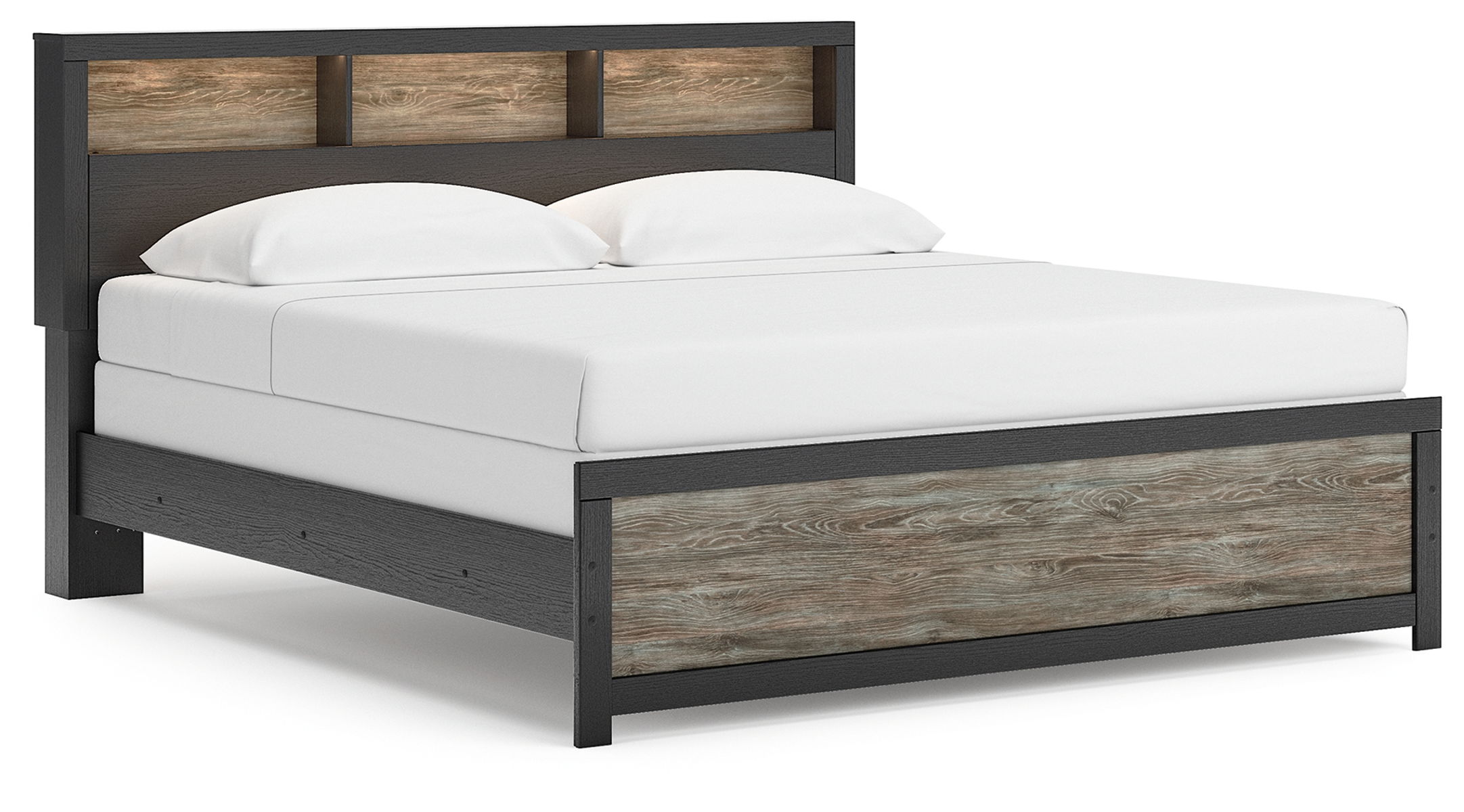 Broachmyn - Lighted Bookcase Panel Bed - Image 9