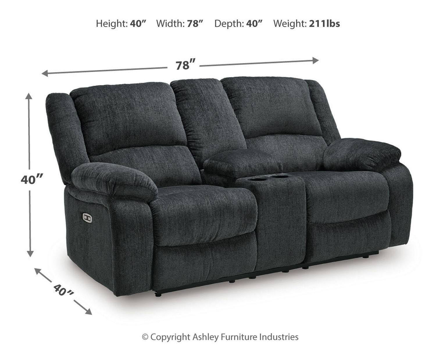 Draycoll - Reclining Loveseat - Image 13
