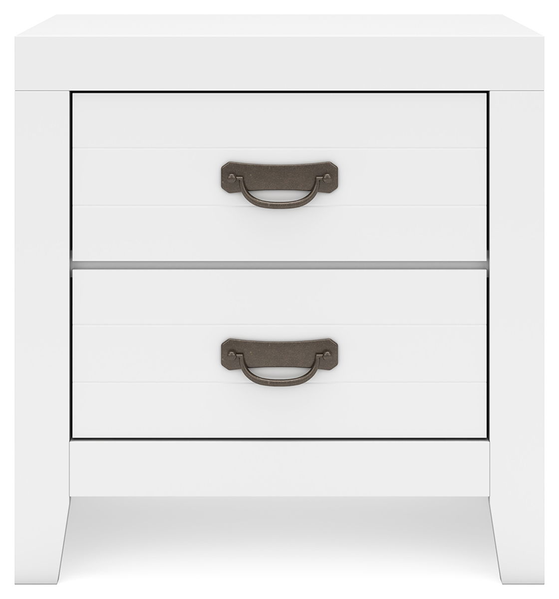 Binterglen - Two Drawer Night Stand - White - Image 2