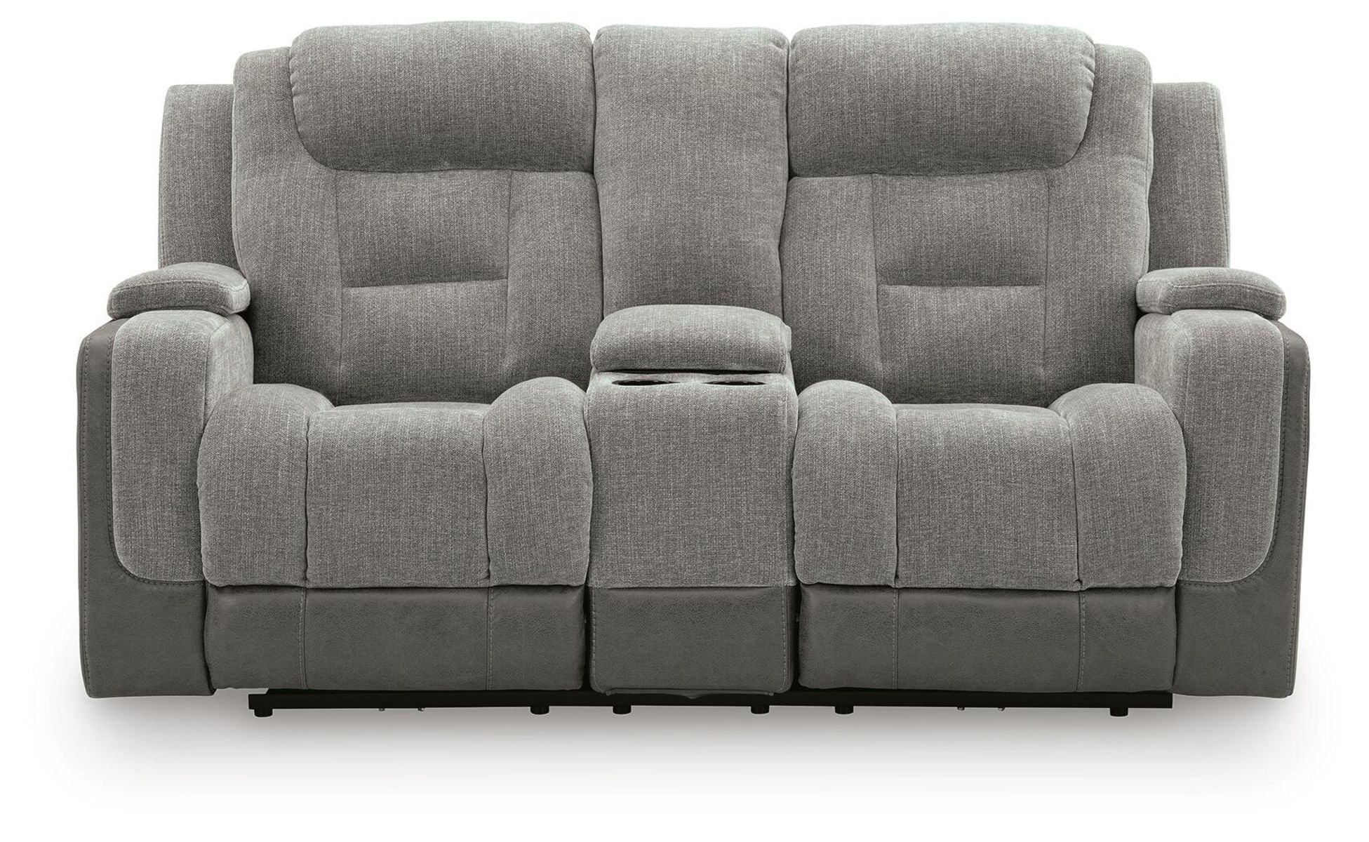 Mixed Motion - Power Reclining Loveseat With Console / Adjustable Headrest - Image 2