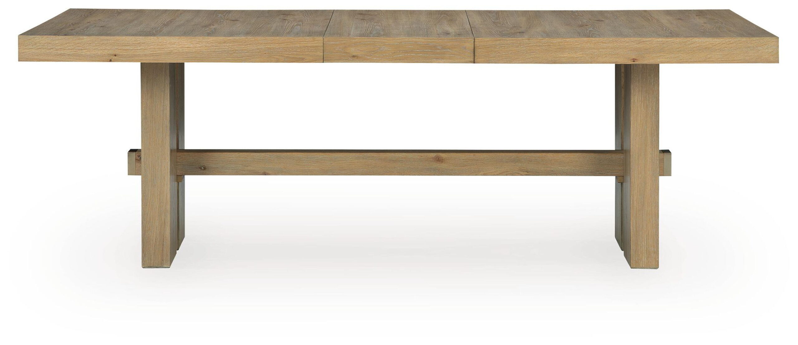 Lasinger - Rectangular Dining Room Extension Table - Light Brown - Image 4
