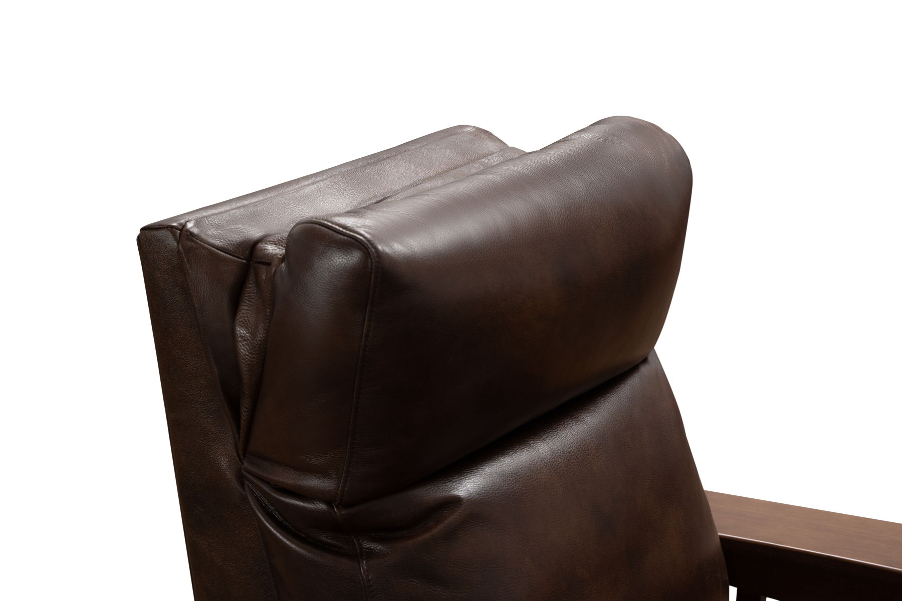 Artisan - Power Recliner-With Power Headrest - Dark Brown - Image 9
