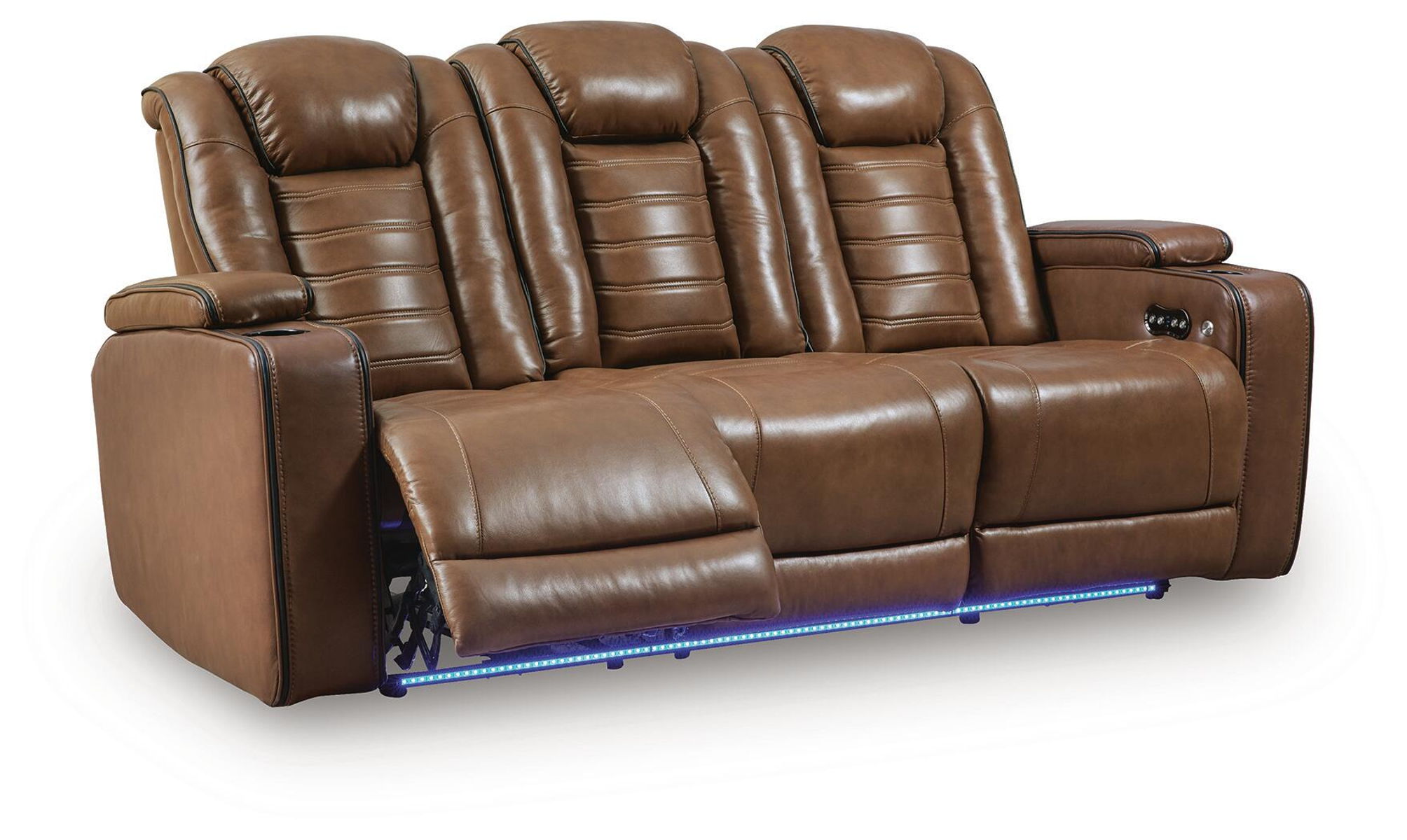 Gruaro - Power Reclining Sofa With Adjustable Headrest - Amber - Image 3