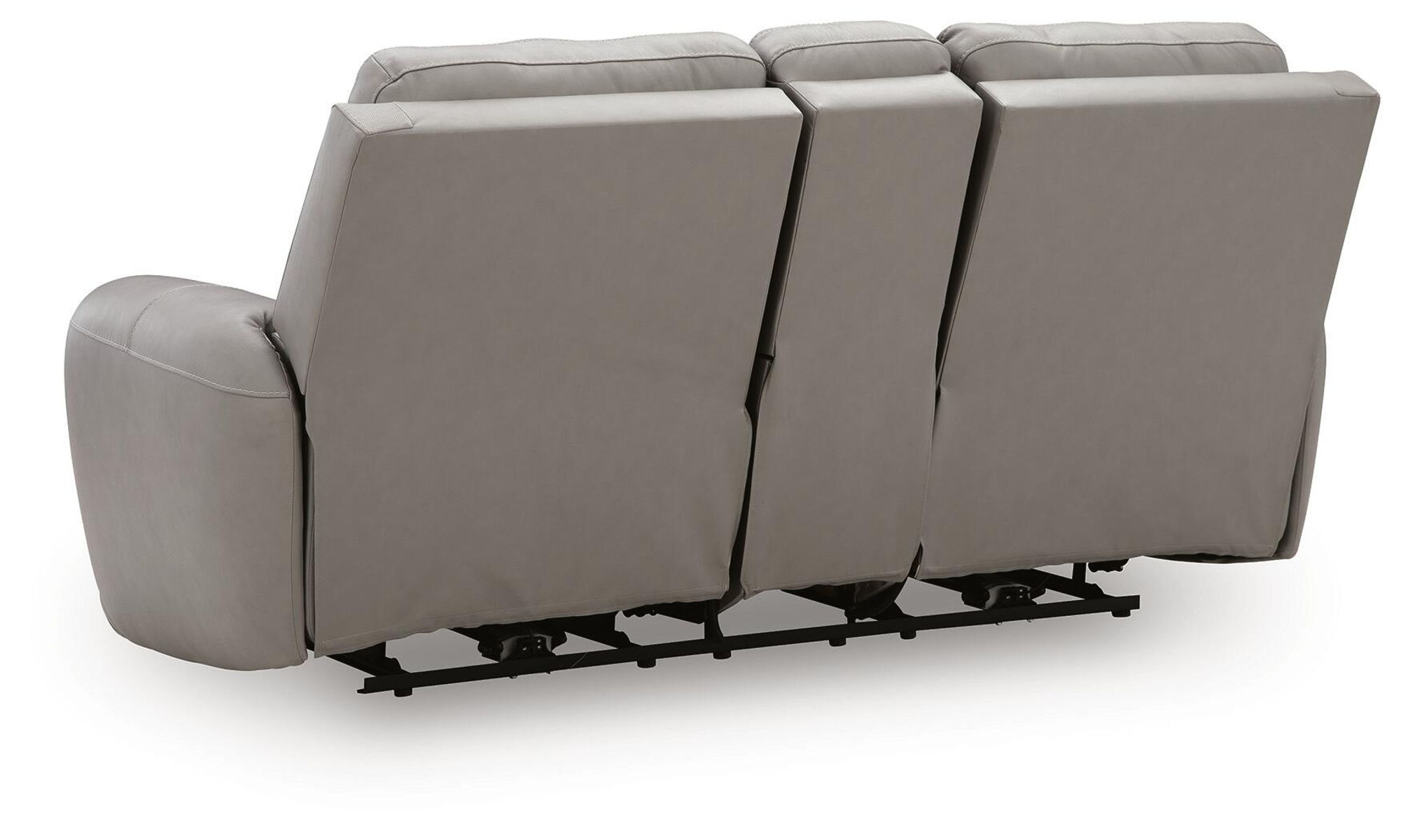 Real Moments - Power Reclining Loveseat With Audio Seating - Ash - Image 3