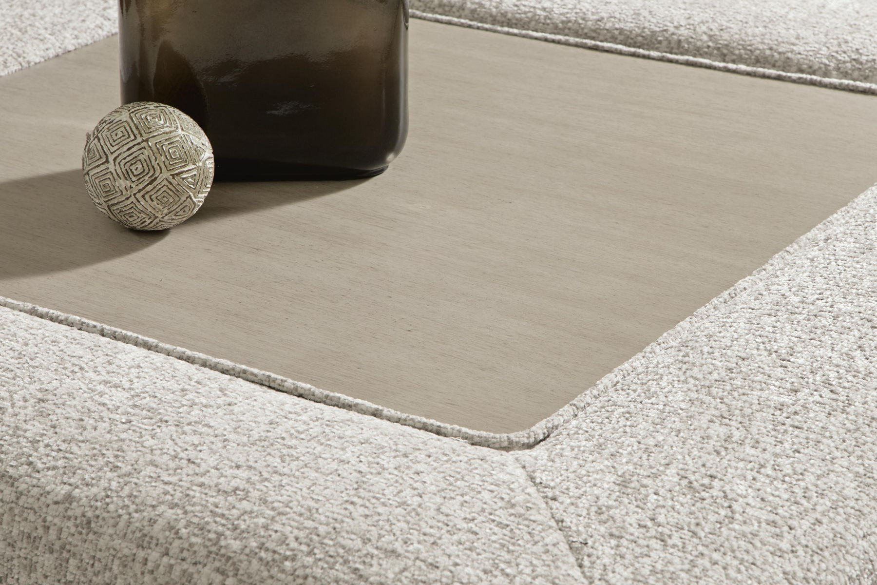 Ashbourne Estate - Oversized Accent Ottoman - Snowstone - Image 3