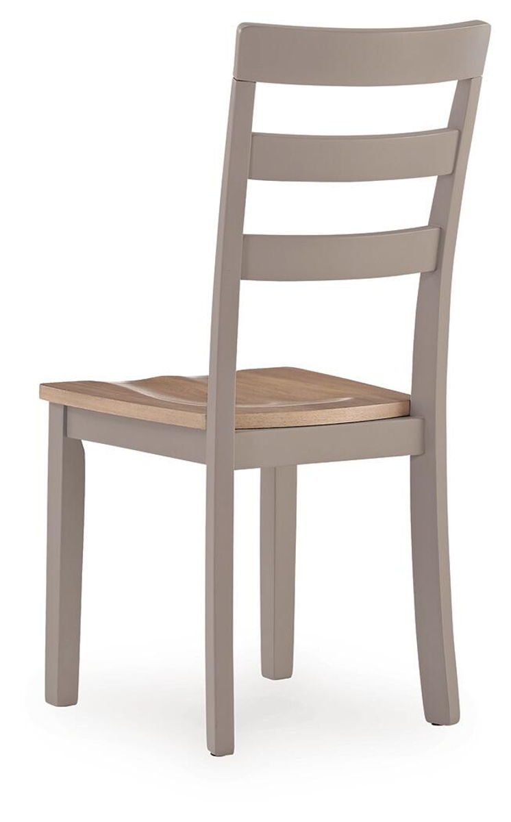 Harperfeld - Dining Room Side Chair (Set of 2) - Natural / Gray - Image 2
