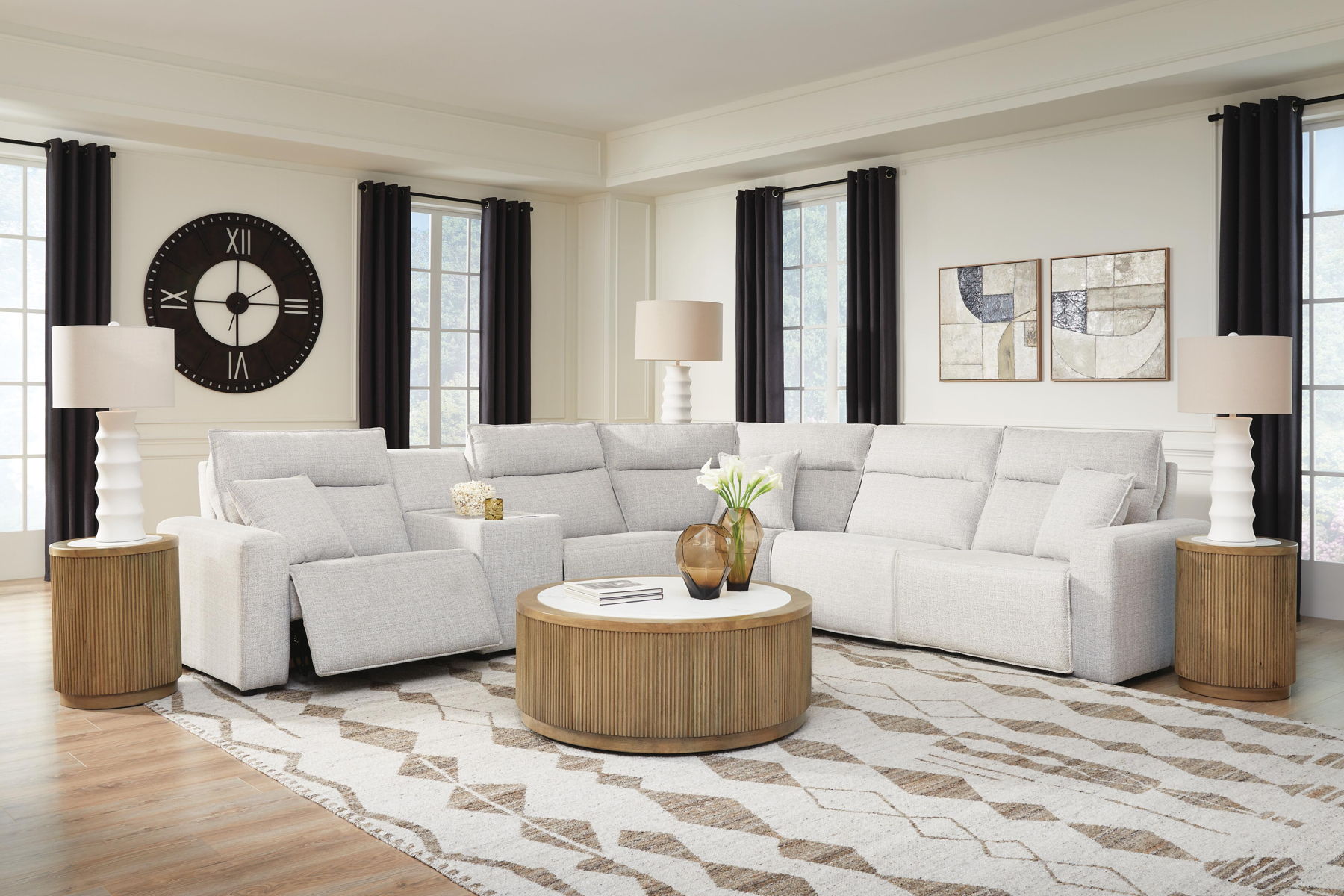 Modmax II - Reclining Sectional - Stone - Image 15