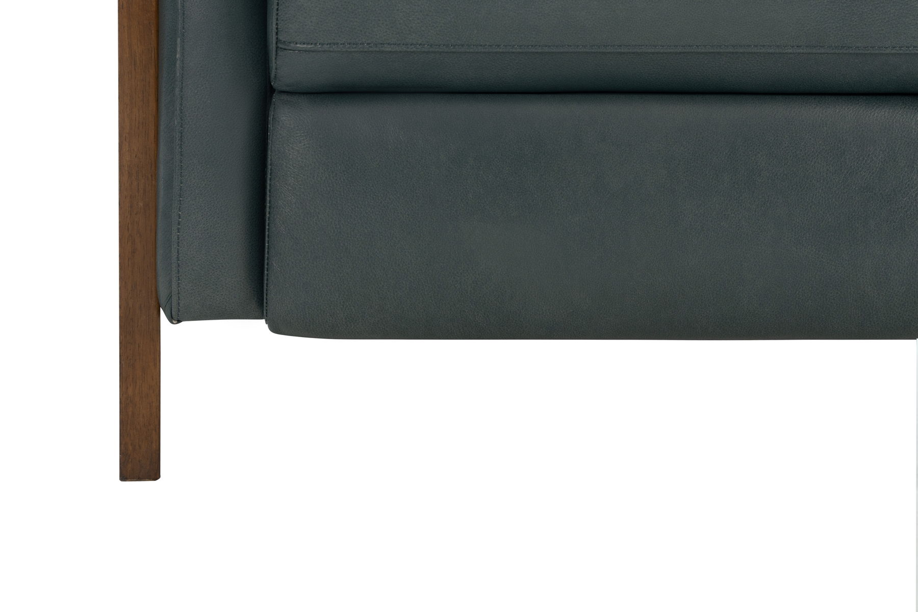 Lewiston (B) - Push Thru The Arm Recliner - Bluegray - Image 5