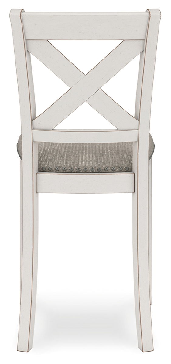 Robbinsdale - Upholstered Barstool (Set of 2) - Antique White - Image 5