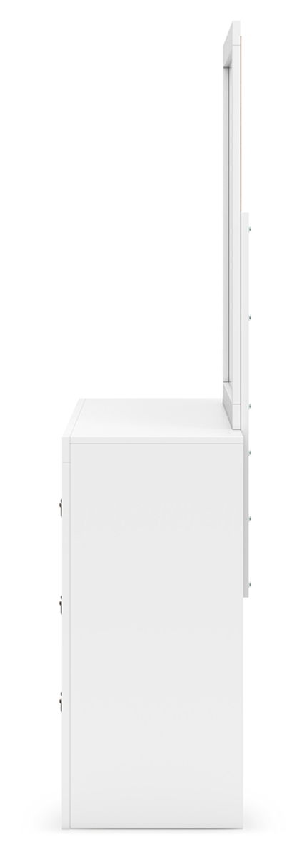Binterglen - Dresser And Mirror - White - Image 4