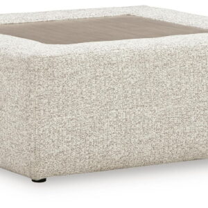 Ashbourne Estate - Oversized Accent Ottoman - Snowstone
