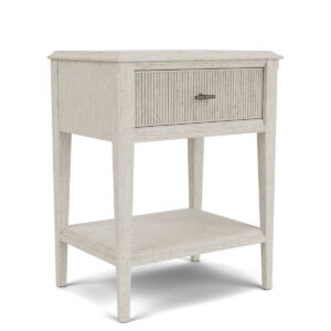 Carmella - One Drawer Accent Nightstand - Pebble Oak