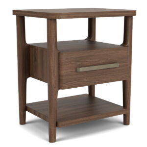 Delia - Accent Nightstand - Nouveau Walnut