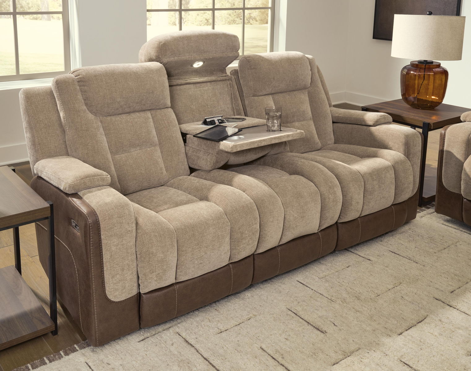 Mixed Motion - Power Reclining Sofa With Adjustable Headrest - Image 8