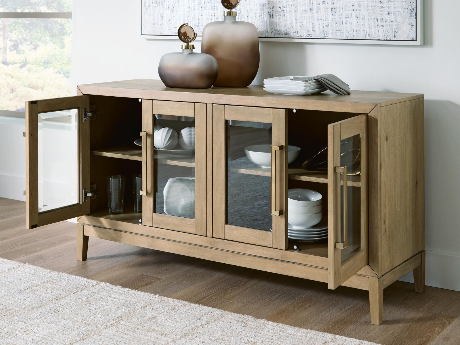 Lasinger - Dining Room Server - Light Brown - Image 6