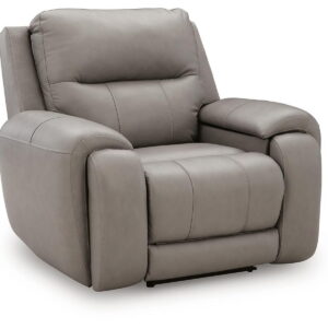 Real Moments - Power Recliner With Audio Seating - Ash
