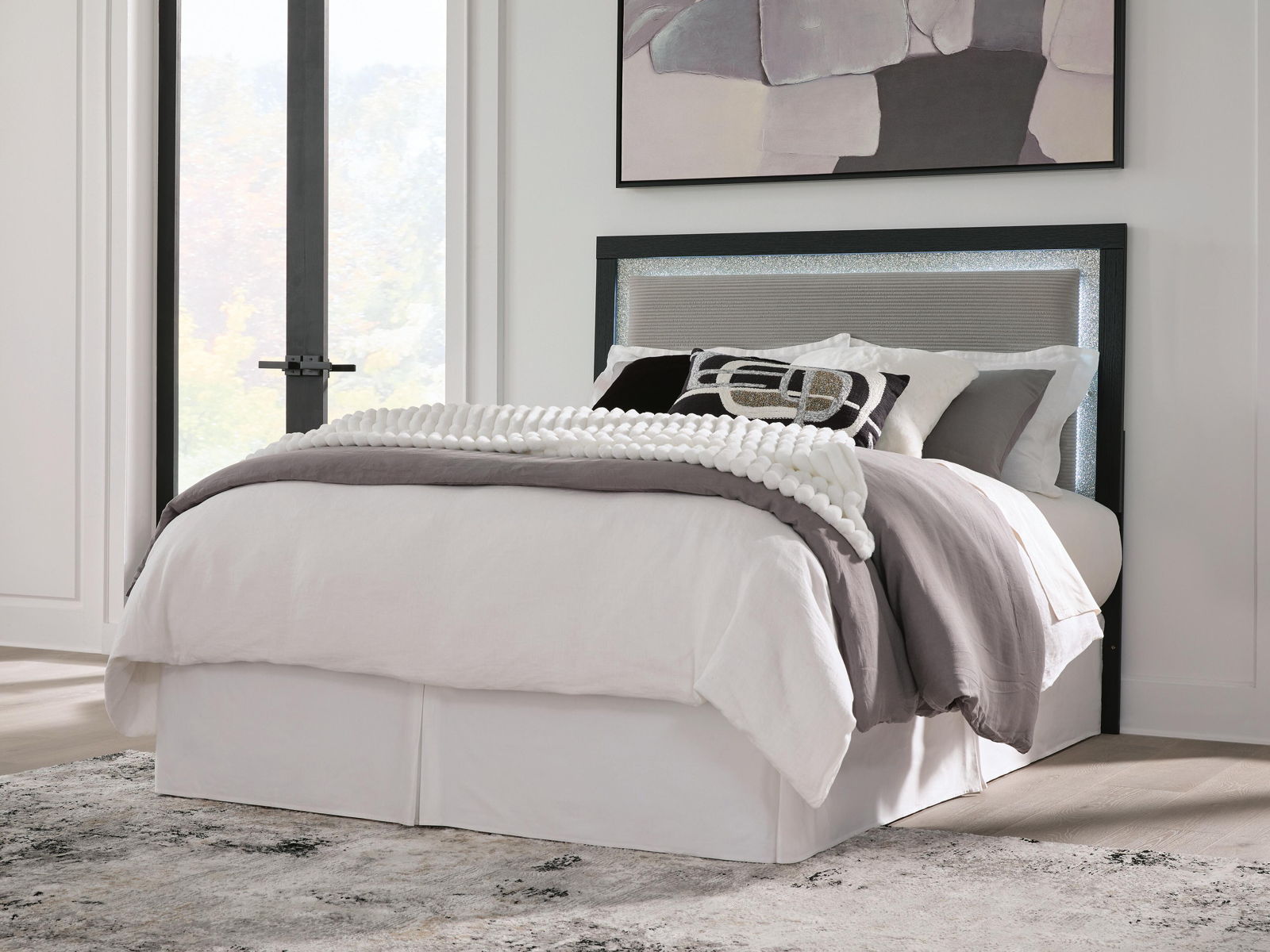 Maeling - Upholstered Panel Headboard - Image 10