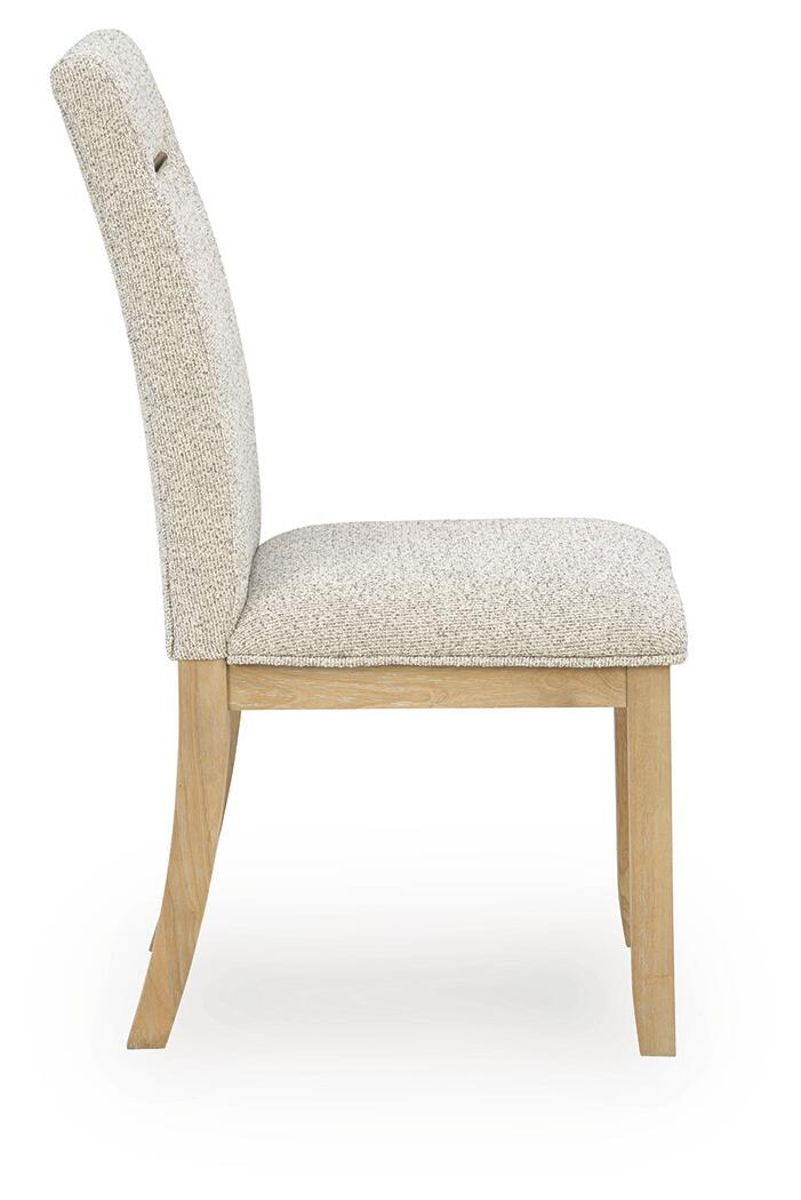 Lasinger - Dining Upholstered Side Chair (Set of 2) - Light Brown - Image 3