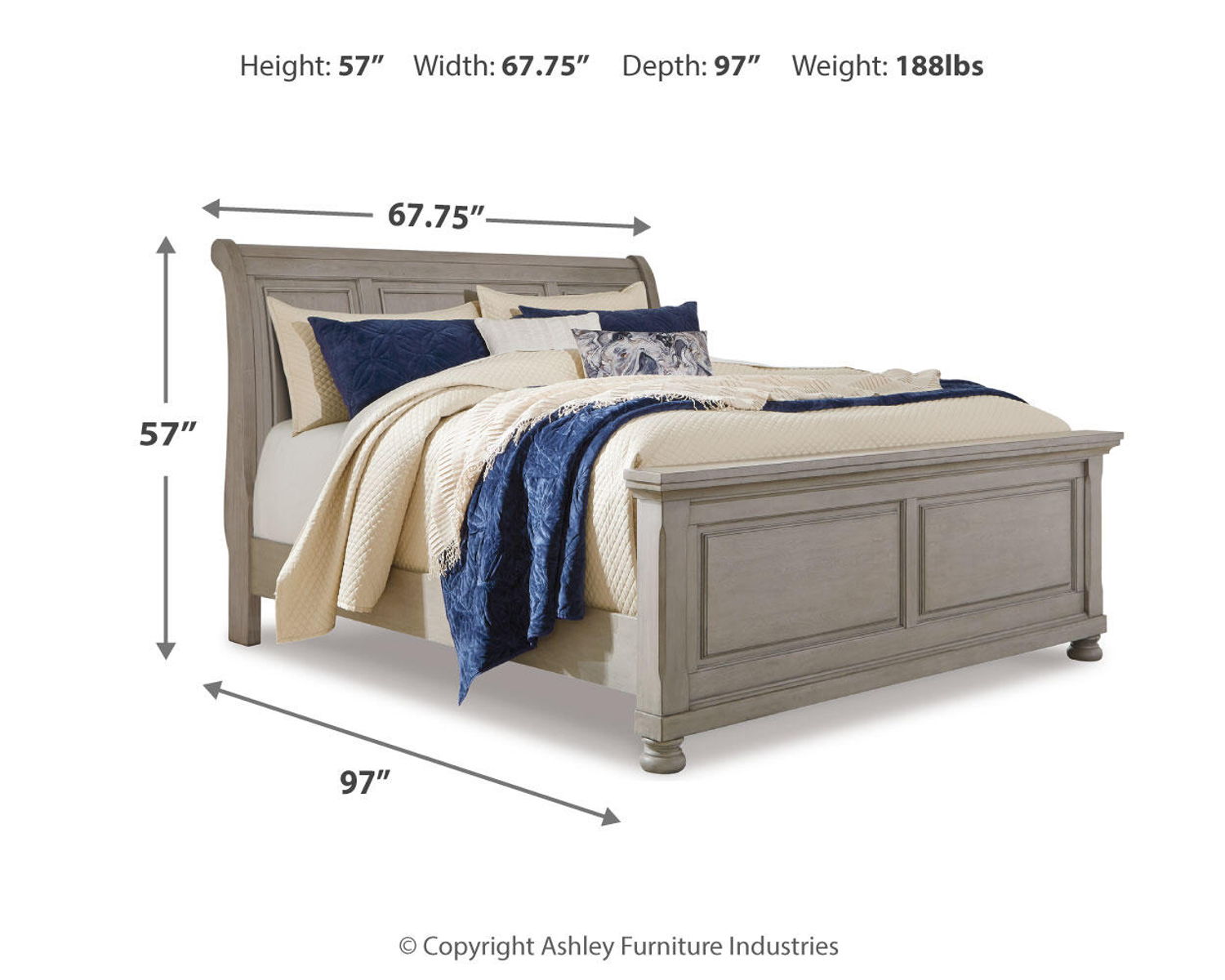 Lettner - Sleigh Bed - Image 12
