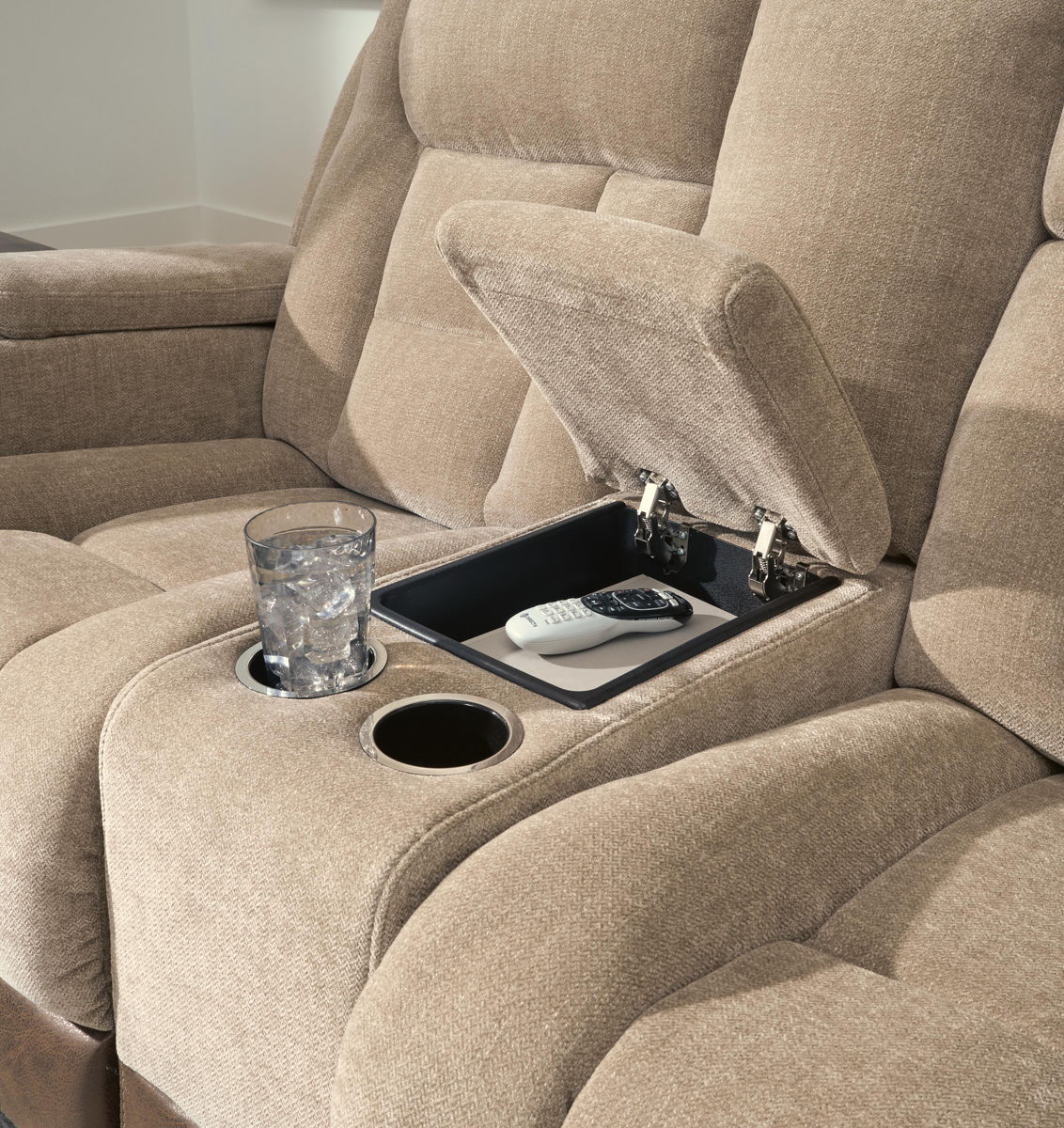Mixed Motion - Power Reclining Loveseat With Console / Adjustable Headrest - Image 3