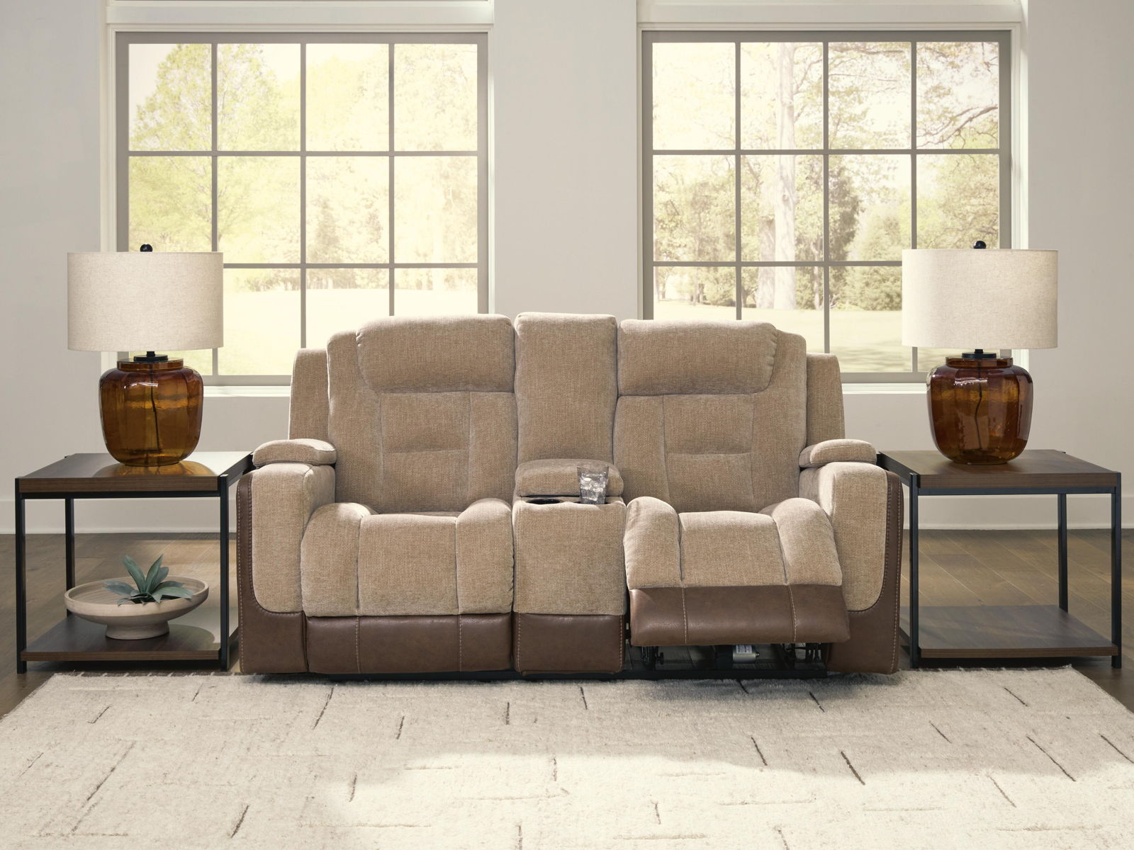 Mixed Motion - Power Reclining Loveseat With Console / Adjustable Headrest - Image 13